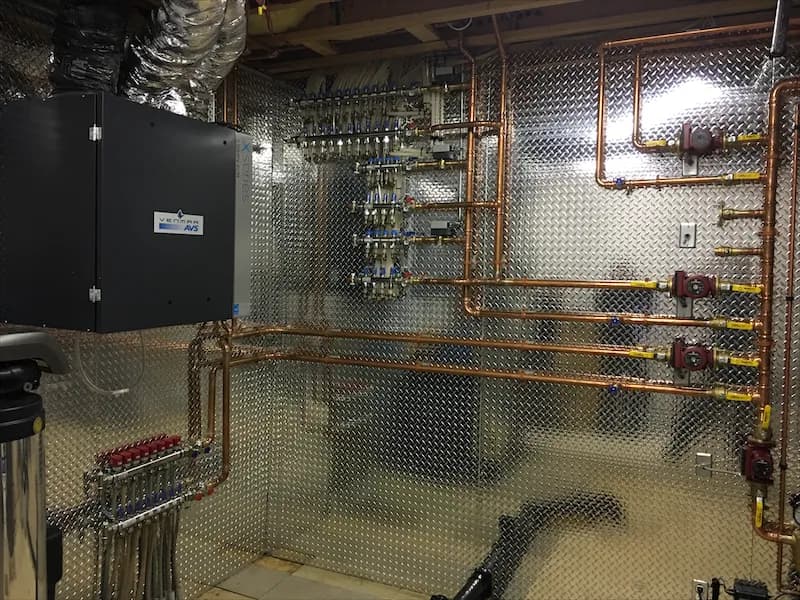 FlameTech combi boiler install with insulated copper primary loop