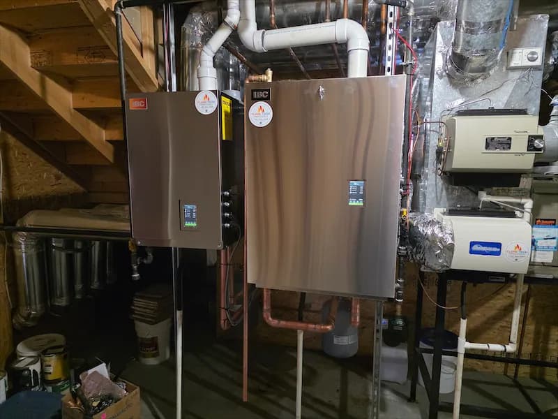 Twin boiler configuration for a larger Calgary home