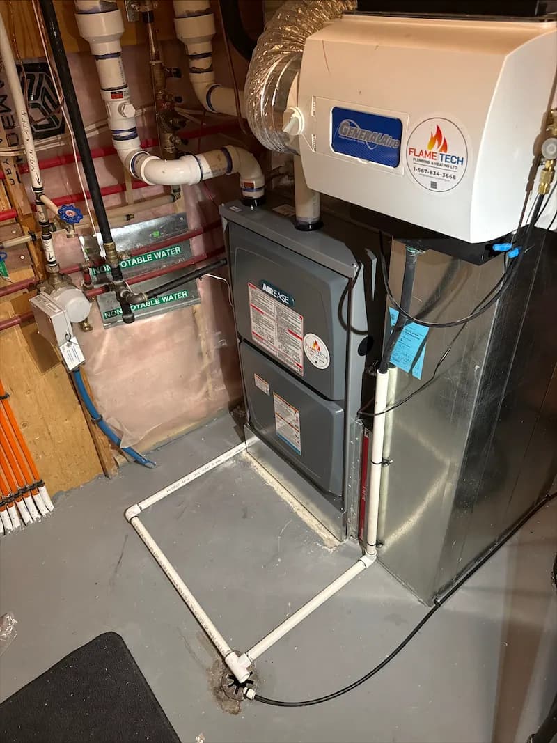 High-efficiency furnace installation completed by FlameTech