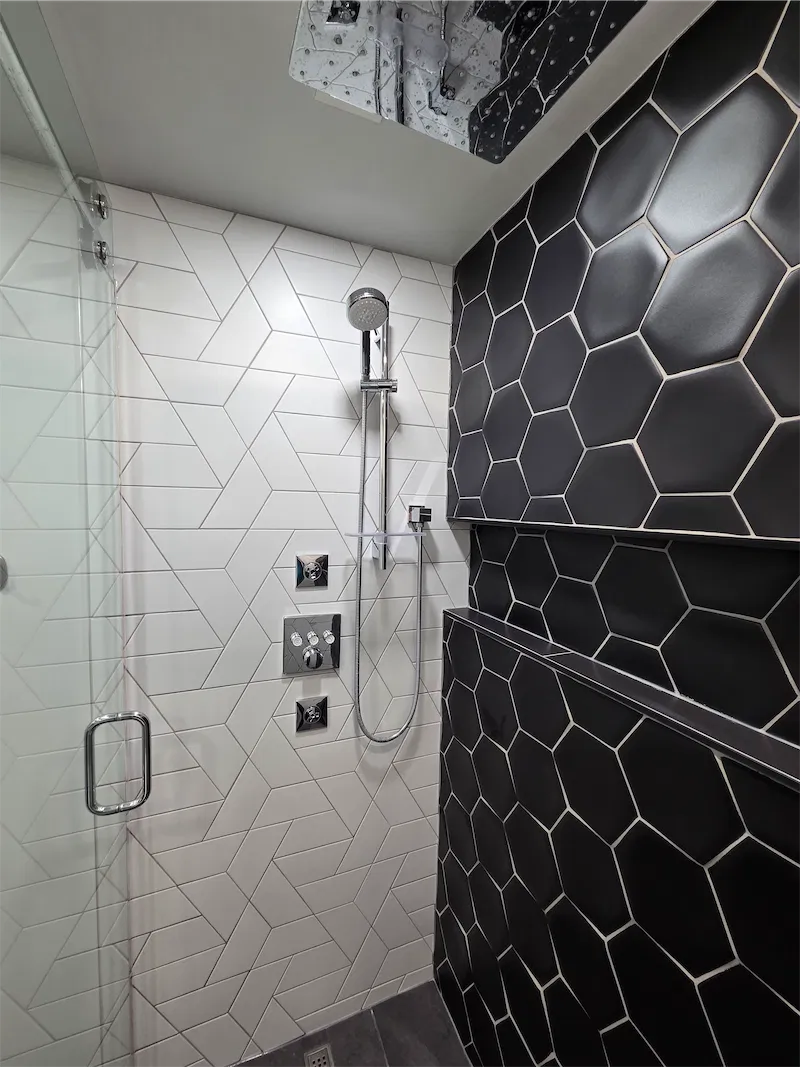 Shower plumbing installation by FlameTech in Calgary