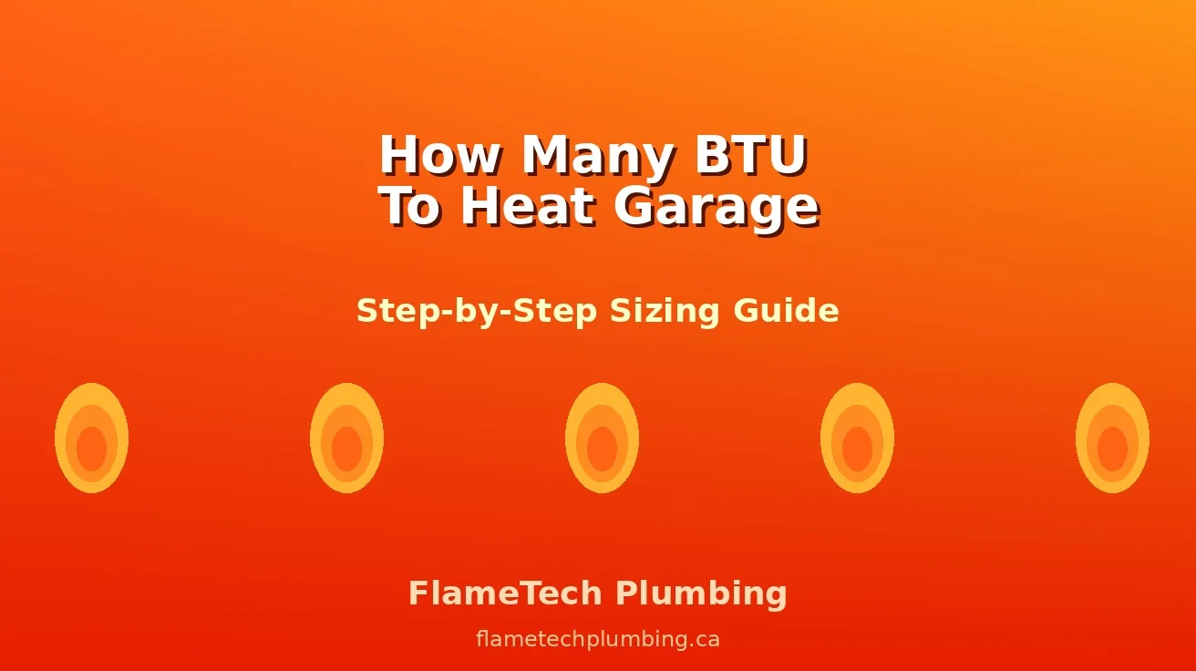 Gas garage heater installed by FlameTech in an Airdrie garage