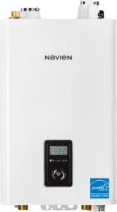 Navien high-efficiency wall-hung boiler installed by FlameTech